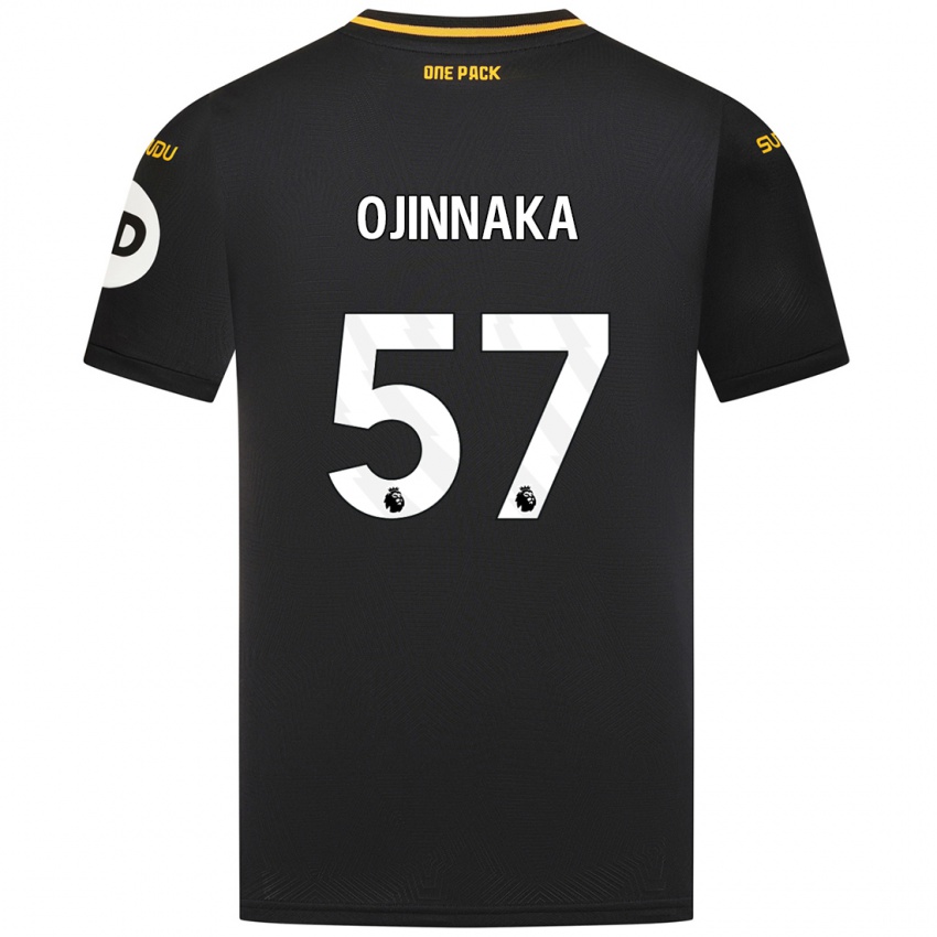 Niño Camiseta Temple Ojinnaka #57 Negro 2ª Equipación 2024/25 La Camisa México