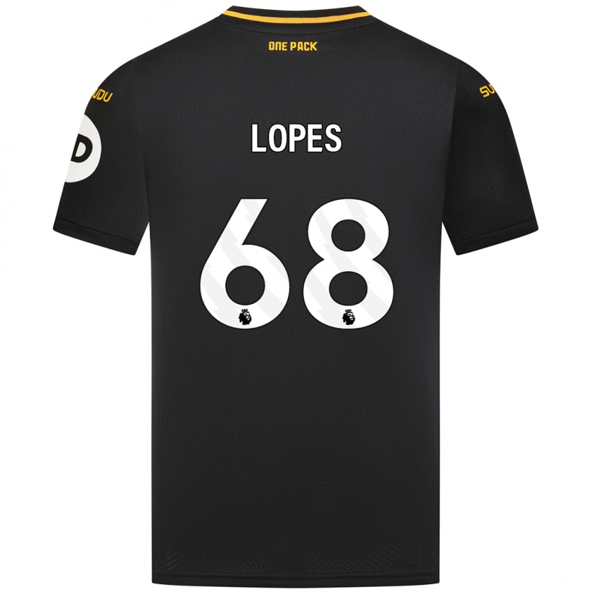 Niño Camiseta Leo Lopes #68 Negro 2ª Equipación 2024/25 La Camisa México