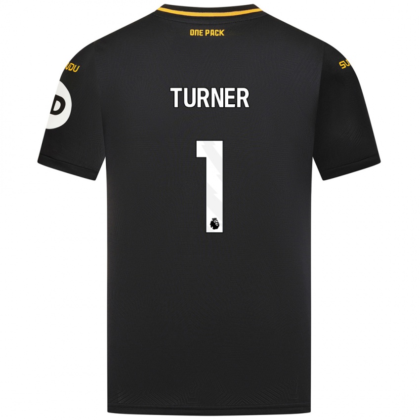 Niño Camiseta Shannon Turner #1 Negro 2ª Equipación 2024/25 La Camisa México