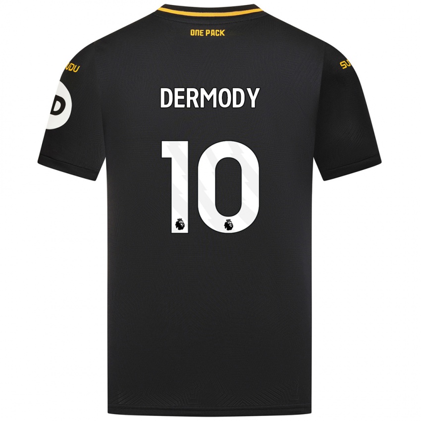 Niño Camiseta Helen Dermody #10 Negro 2ª Equipación 2024/25 La Camisa México