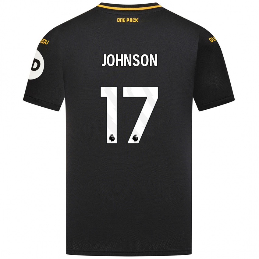 Niño Camiseta Katie Johnson #17 Negro 2ª Equipación 2024/25 La Camisa México