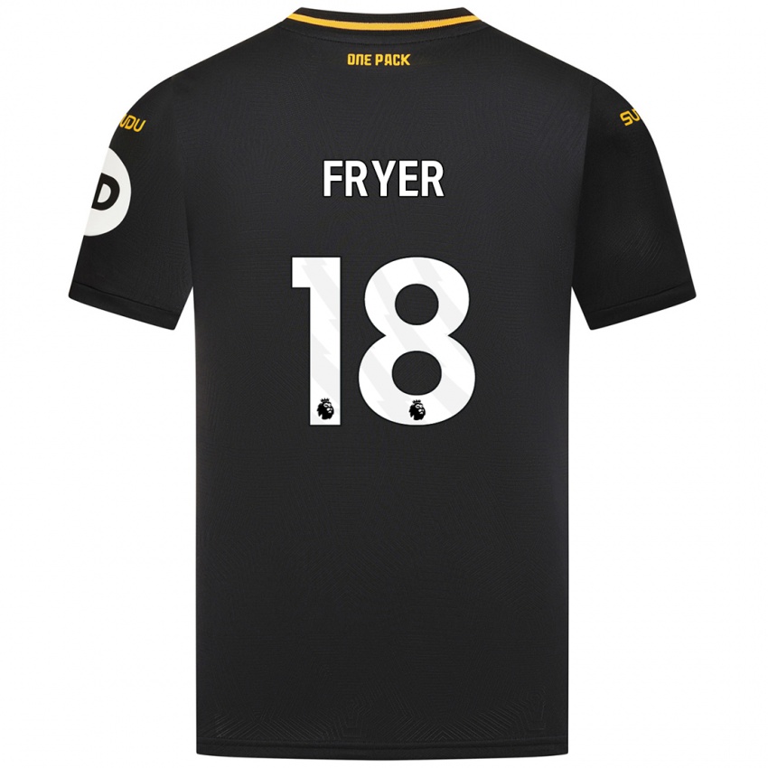 Niño Camiseta Hannah Fryer #18 Negro 2ª Equipación 2024/25 La Camisa México