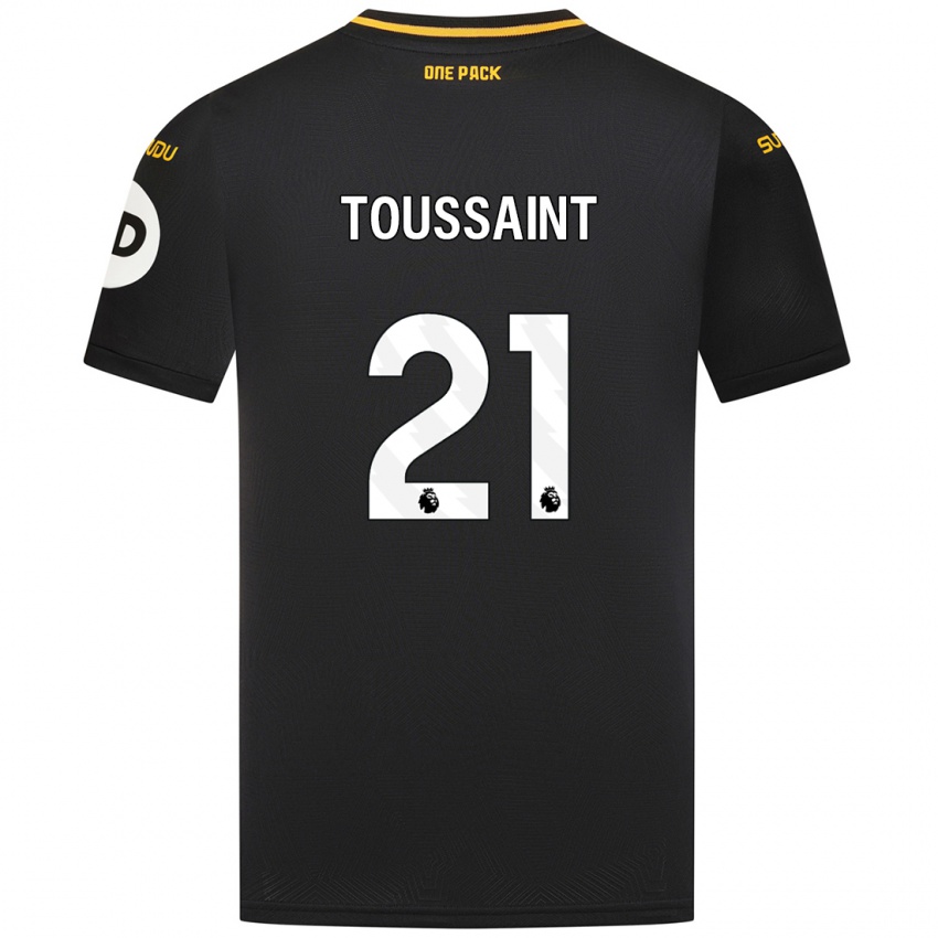 Niño Camiseta Destiney Toussaint #21 Negro 2ª Equipación 2024/25 La Camisa México