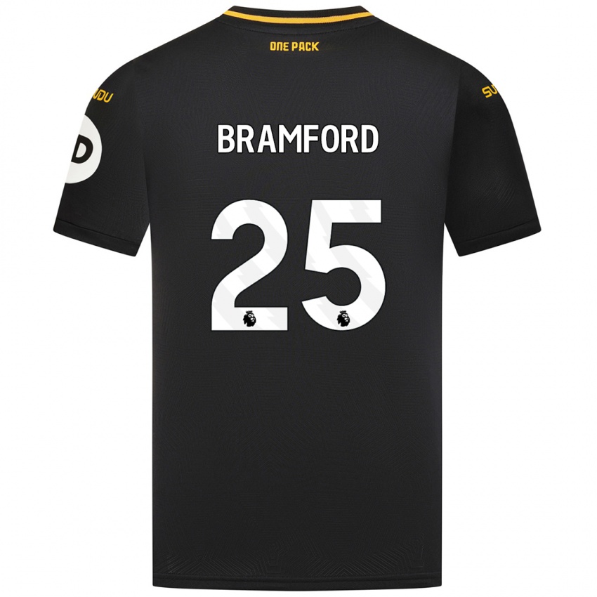 Niño Camiseta Sophie Bramford #25 Negro 2ª Equipación 2024/25 La Camisa México