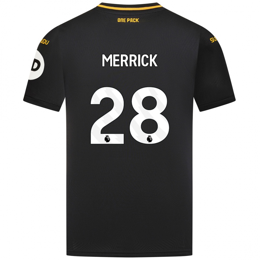 Niño Camiseta Beth Merrick #28 Negro 2ª Equipación 2024/25 La Camisa México