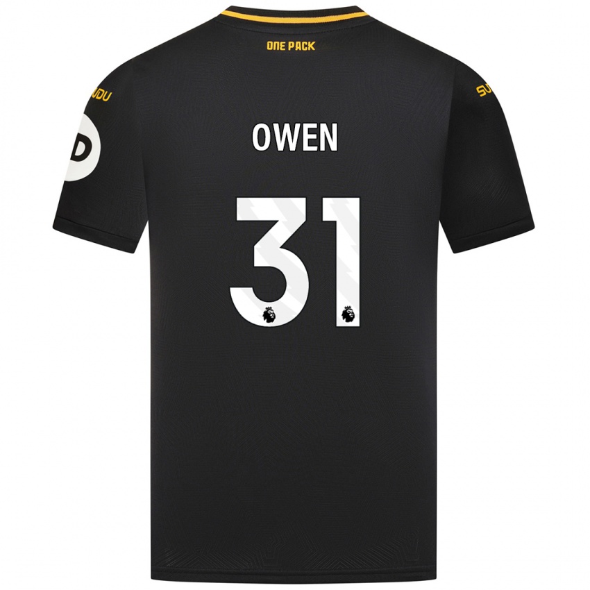 Niño Camiseta Skye Owen #31 Negro 2ª Equipación 2024/25 La Camisa México