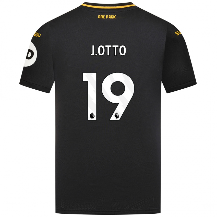 Niño Camiseta Jonny Otto #19 Negro 2ª Equipación 2024/25 La Camisa México