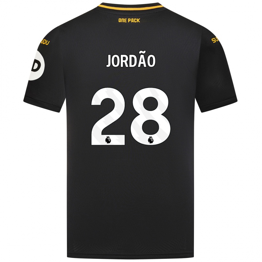 Niño Camiseta Bruno Jordao #28 Negro 2ª Equipación 2024/25 La Camisa México