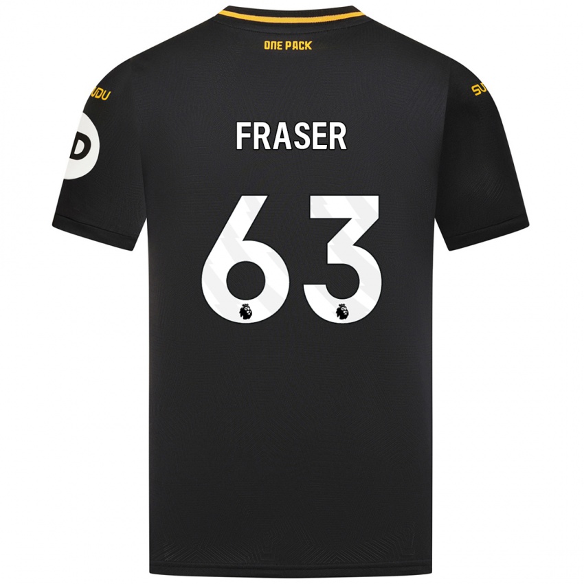 Niño Camiseta Nathan Fraser #63 Negro 2ª Equipación 2024/25 La Camisa México