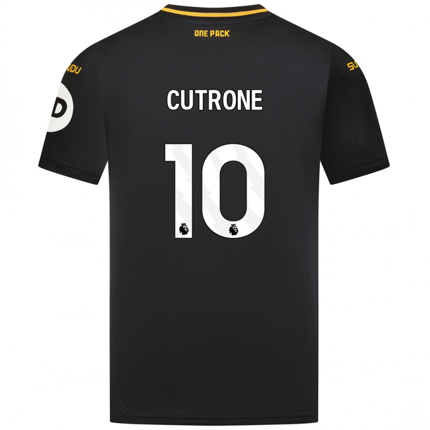 Niño Camiseta Patrick Cutrone #10 Negro 2ª Equipación 2024/25 La Camisa México