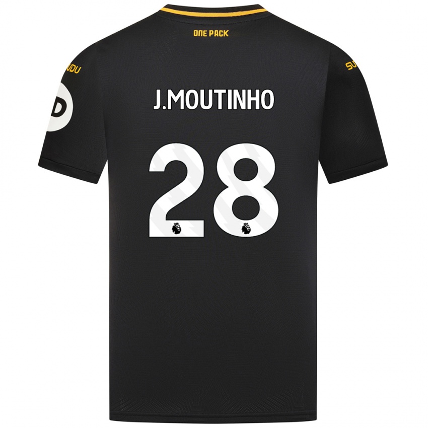 Niño Camiseta Joao Moutinho #28 Negro 2ª Equipación 2024/25 La Camisa México