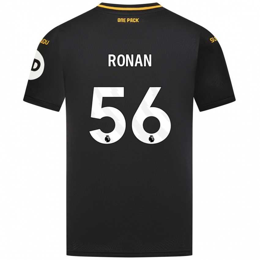 Niño Camiseta Connor Ronan #56 Negro 2ª Equipación 2024/25 La Camisa México