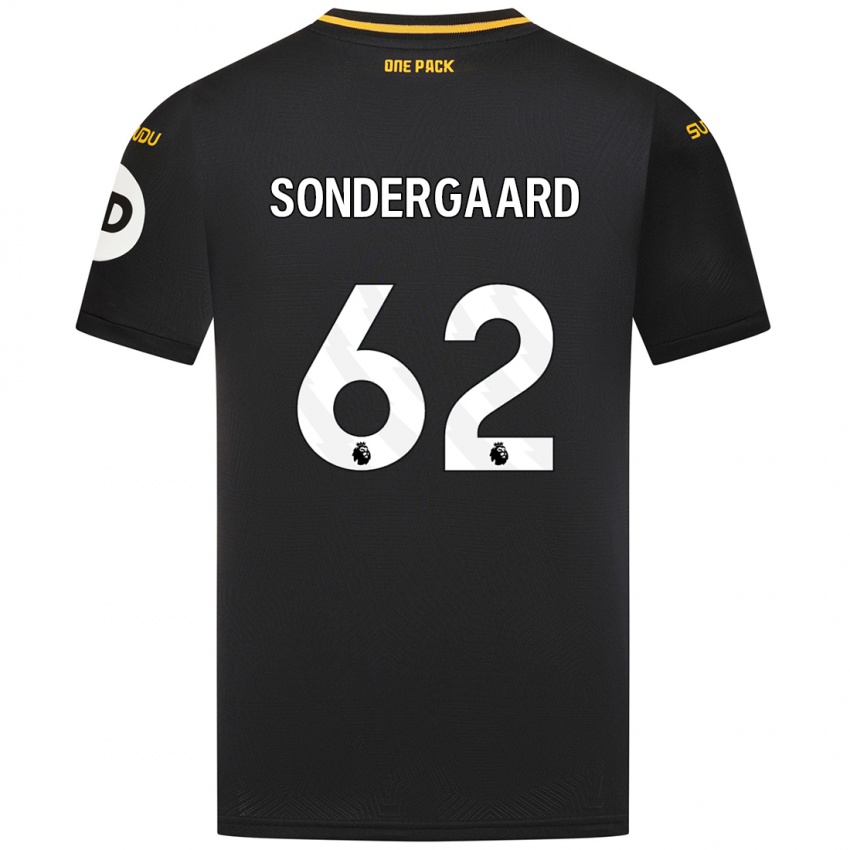 Niño Camiseta Andreas Sondergaard #62 Negro 2ª Equipación 2024/25 La Camisa México