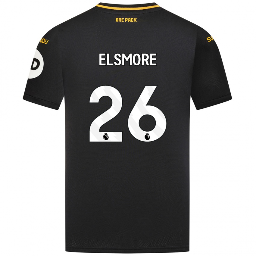 Niño Camiseta Ria Elsmore #26 Negro 2ª Equipación 2024/25 La Camisa México