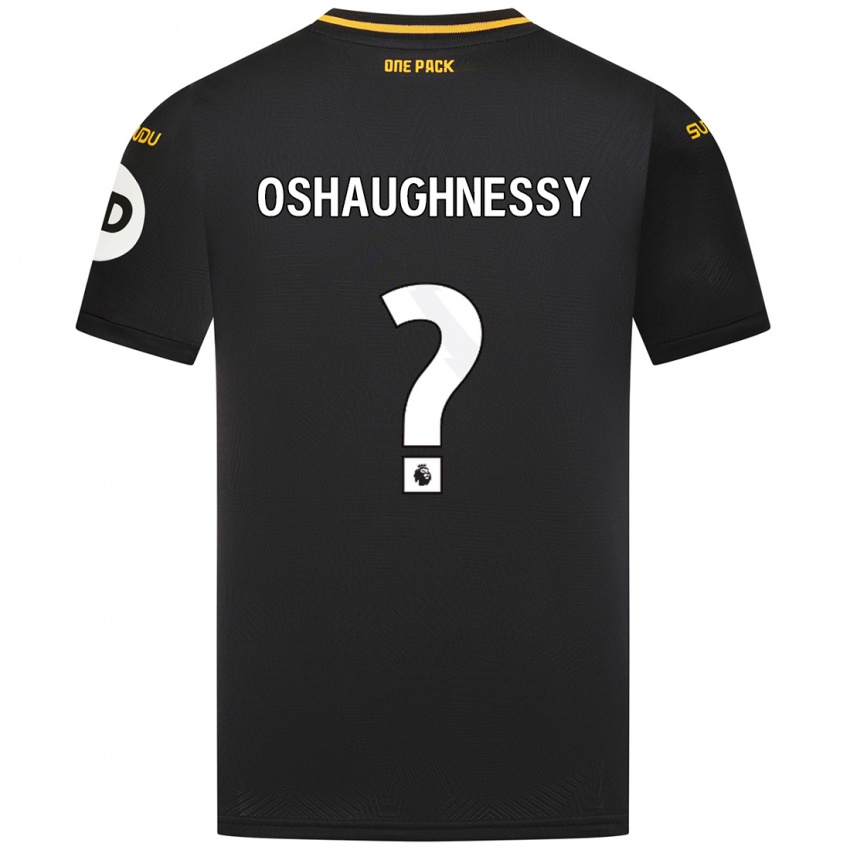 Niño Camiseta Joe Oshaughnessy #0 Negro 2ª Equipación 2024/25 La Camisa México