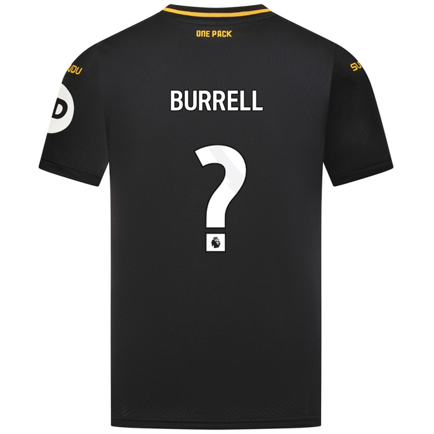 Niño Camiseta Ackeme Francis-Burrell #0 Negro 2ª Equipación 2024/25 La Camisa México