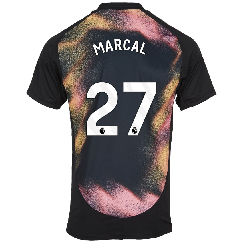 Niño Camiseta Wanya Marçal #27 Negro Blanco 2ª Equipación 2024/25 La Camisa México