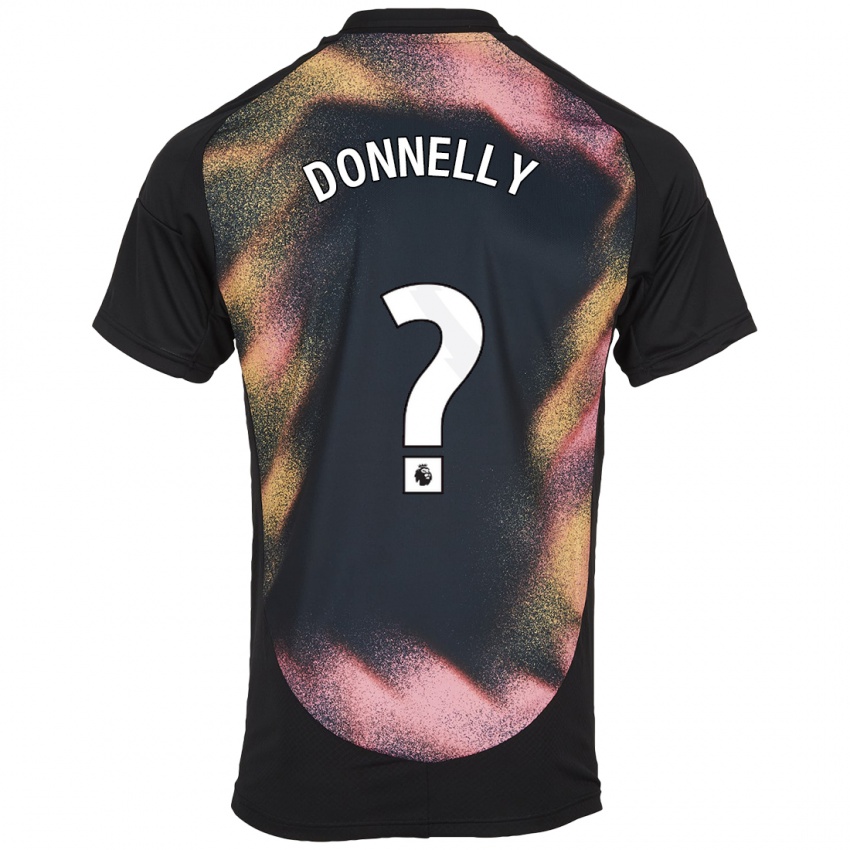 Niño Camiseta Ryan Donnelly #0 Negro Blanco 2ª Equipación 2024/25 La Camisa México