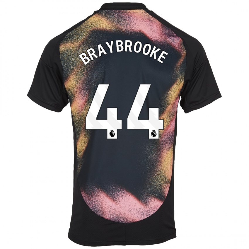 Niño Camiseta Sammy Braybrooke #44 Negro Blanco 2ª Equipación 2024/25 La Camisa México