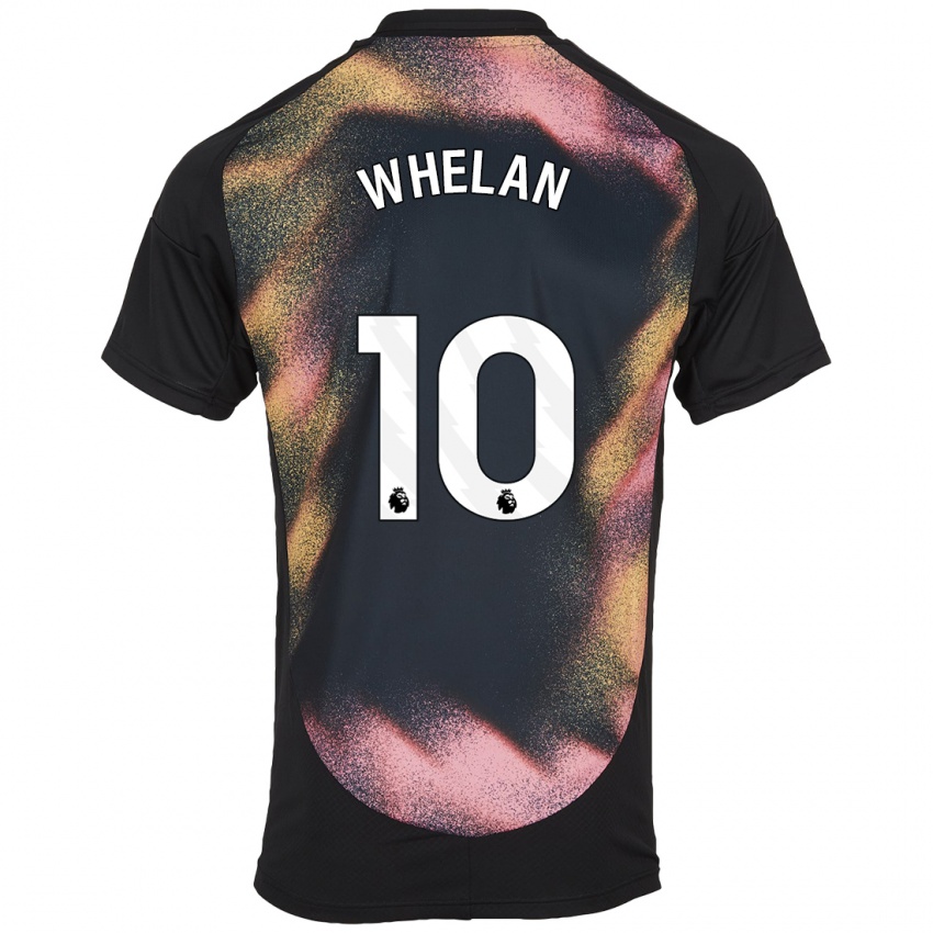 Niño Camiseta Aileen Whelan #10 Negro Blanco 2ª Equipación 2024/25 La Camisa México