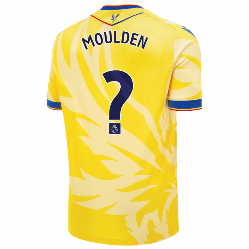 Niño Camiseta Louie Moulden #0 Amarillo 2ª Equipación 2024/25 La Camisa México