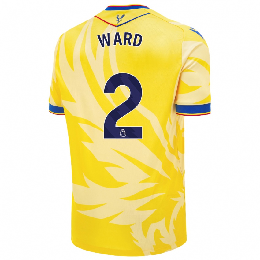 Niño Camiseta Joel Ward #2 Amarillo 2ª Equipación 2024/25 La Camisa México