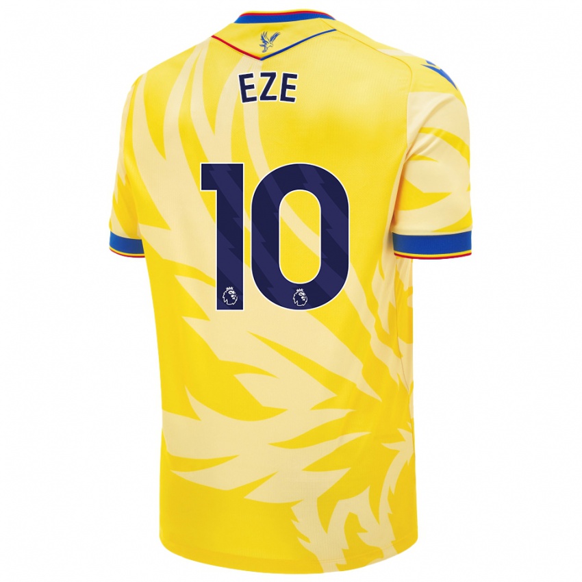 Niño Camiseta Eberechi Eze #10 Amarillo 2ª Equipación 2024/25 La Camisa México