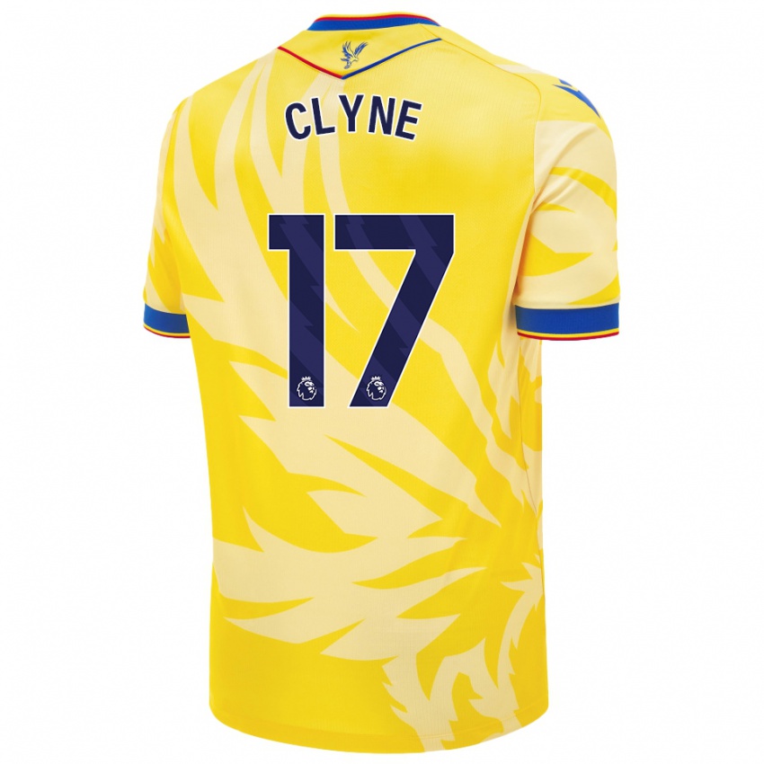 Niño Camiseta Nathaniel Clyne #17 Amarillo 2ª Equipación 2024/25 La Camisa México