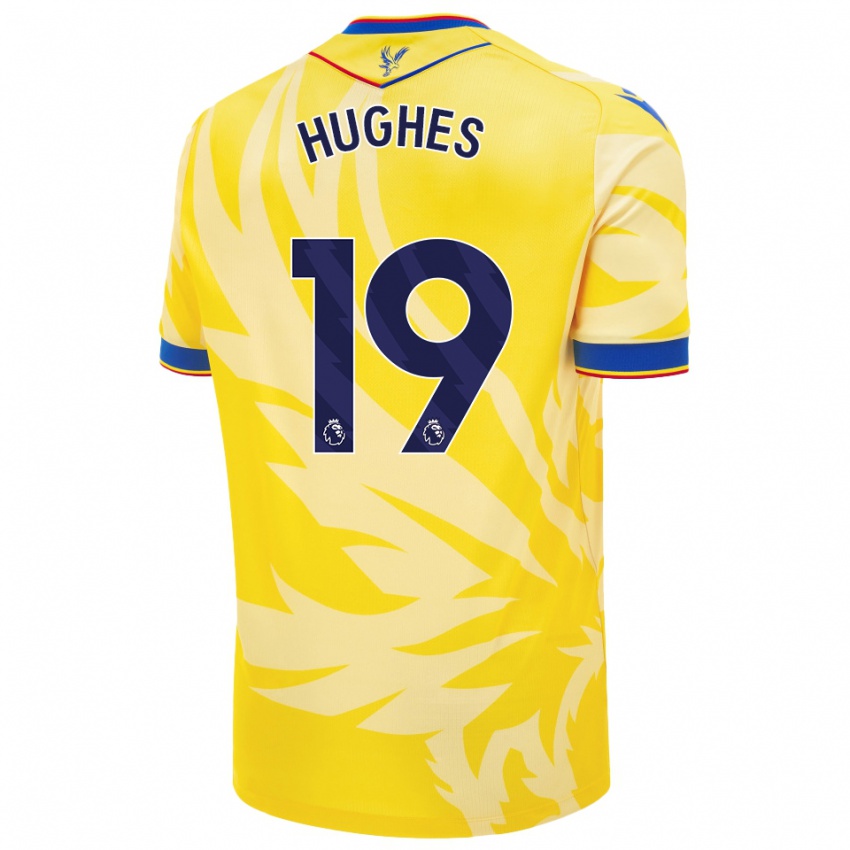 Niño Camiseta Will Hughes #19 Amarillo 2ª Equipación 2024/25 La Camisa México