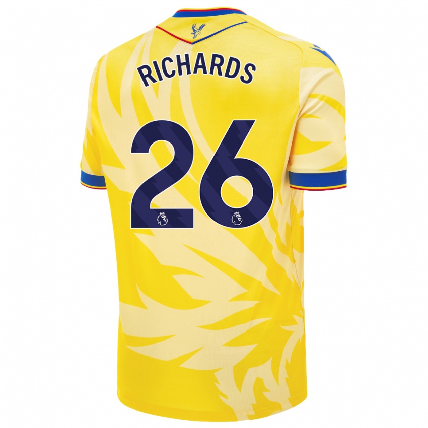 Niño Camiseta Chris Richards #26 Amarillo 2ª Equipación 2024/25 La Camisa México