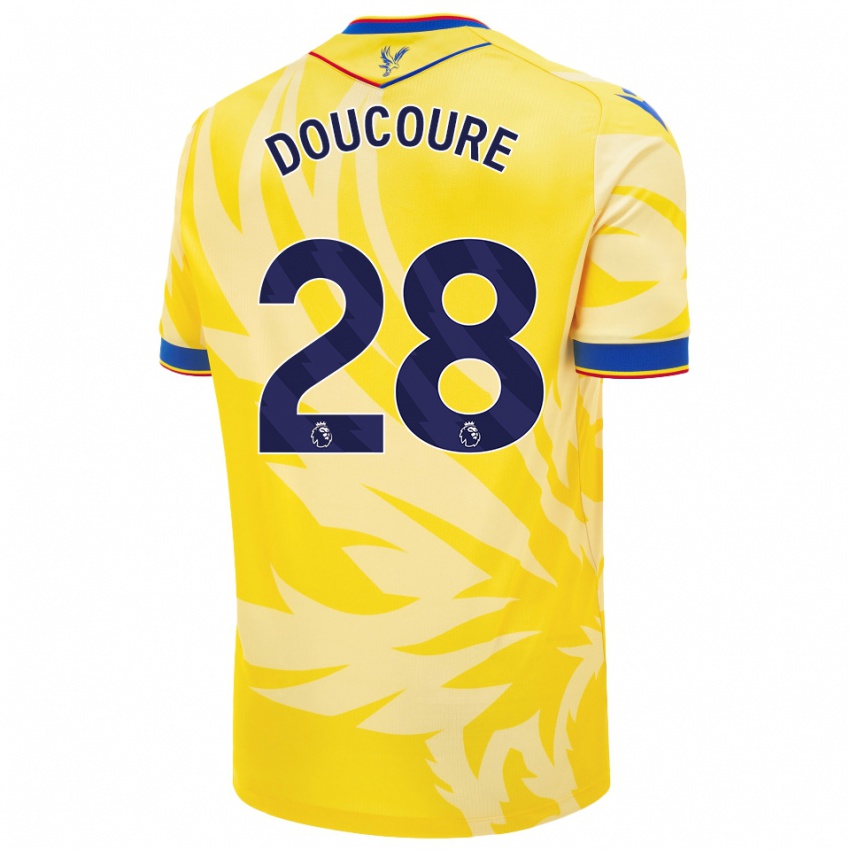 Niño Camiseta Cheick Doucouré #28 Amarillo 2ª Equipación 2024/25 La Camisa México