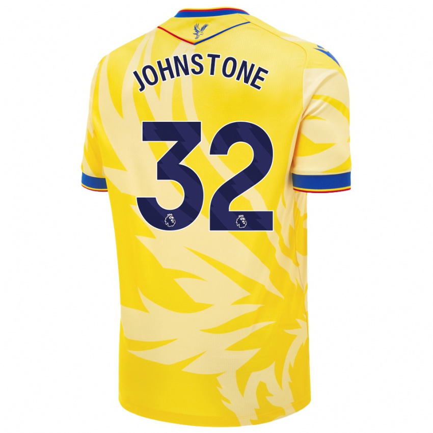 Niño Camiseta Sam Johnstone #32 Amarillo 2ª Equipación 2024/25 La Camisa México