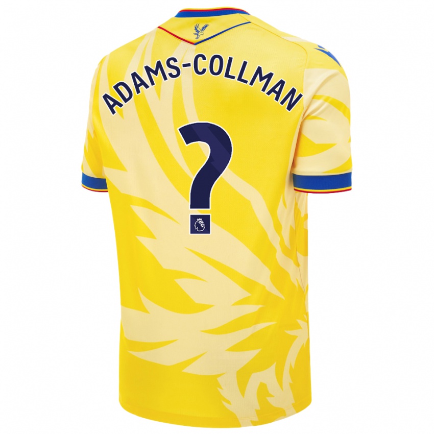 Niño Camiseta Kai-Reece Adams-Collman #0 Amarillo 2ª Equipación 2024/25 La Camisa México