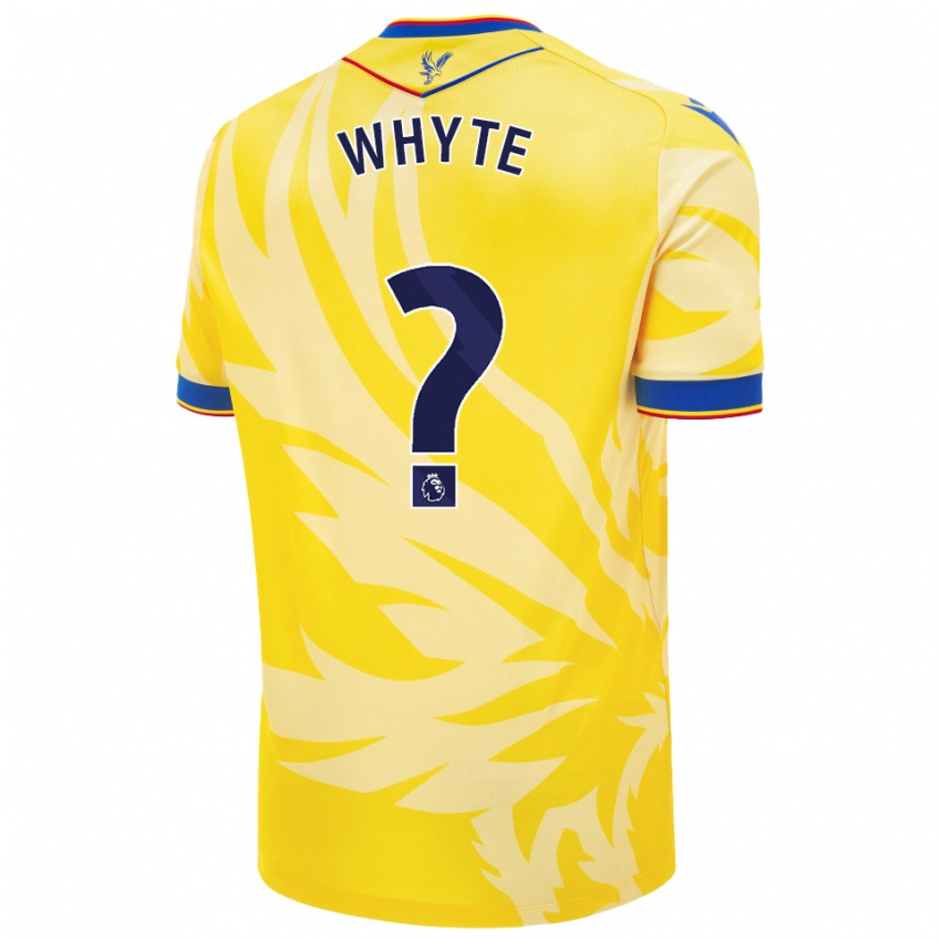 Niño Camiseta Tyler Whyte #0 Amarillo 2ª Equipación 2024/25 La Camisa México