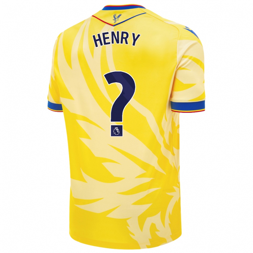 Niño Camiseta Zack Henry #0 Amarillo 2ª Equipación 2024/25 La Camisa México