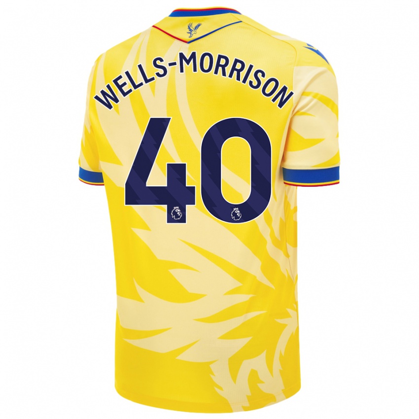 Niño Camiseta Jack Wells-Morrison #40 Amarillo 2ª Equipación 2024/25 La Camisa México