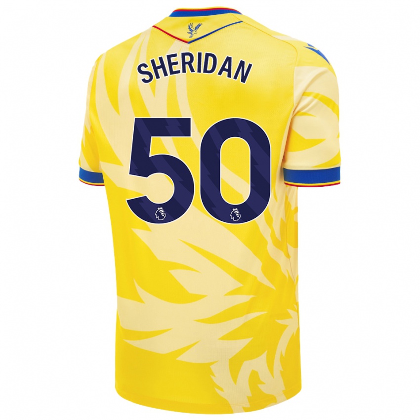 Niño Camiseta Joe Sheridan #50 Amarillo 2ª Equipación 2024/25 La Camisa México