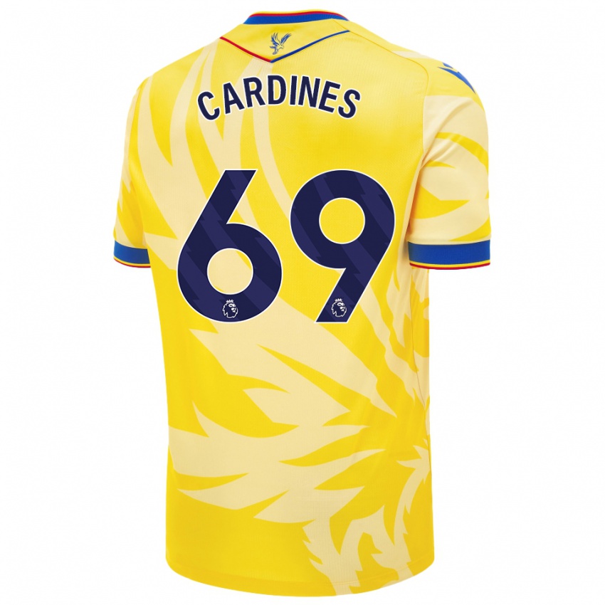 Niño Camiseta Rio Cardines #69 Amarillo 2ª Equipación 2024/25 La Camisa México