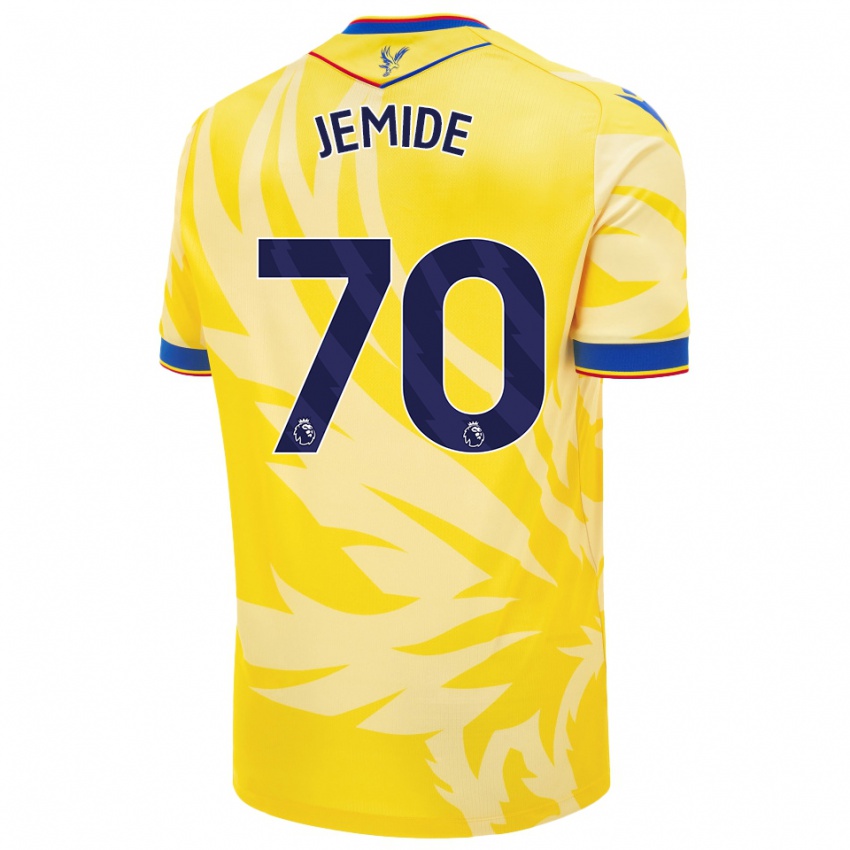 Niño Camiseta Mofe Jemide #70 Amarillo 2ª Equipación 2024/25 La Camisa México