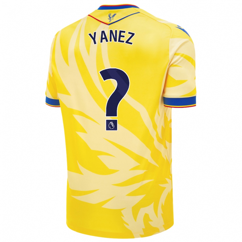 Niño Camiseta Shae Yanez #0 Amarillo 2ª Equipación 2024/25 La Camisa México