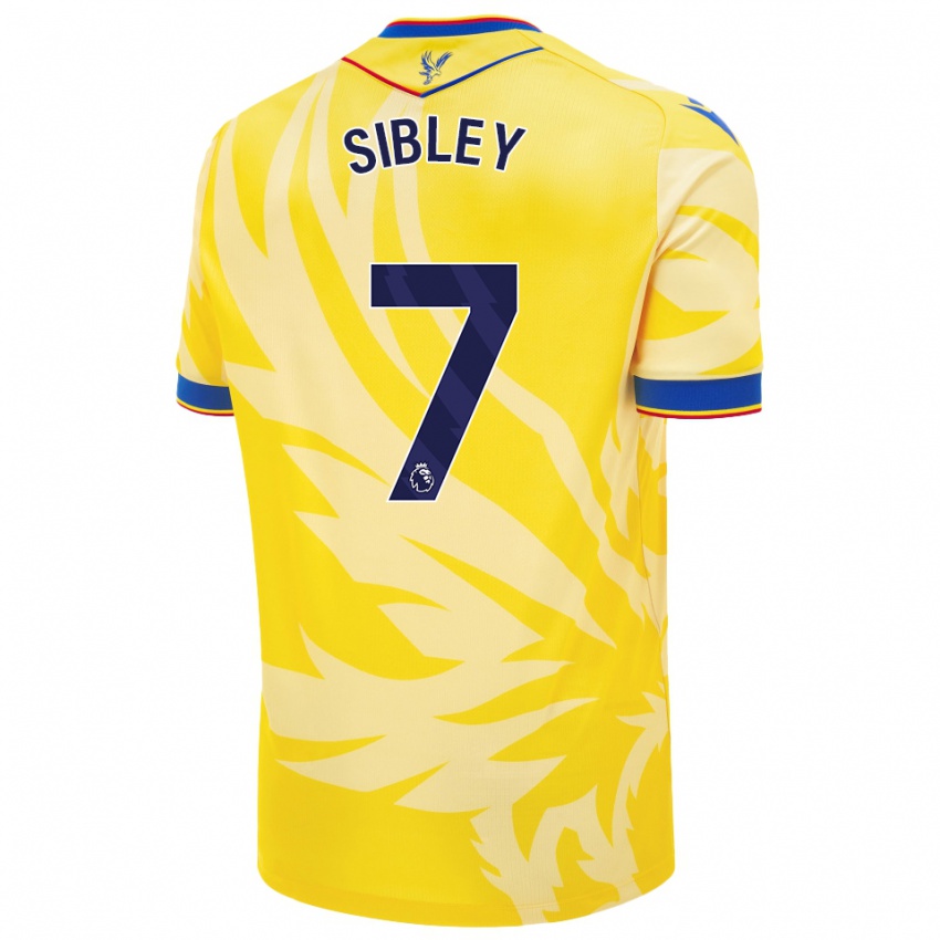 Niño Camiseta Isabella Sibley #7 Amarillo 2ª Equipación 2024/25 La Camisa México