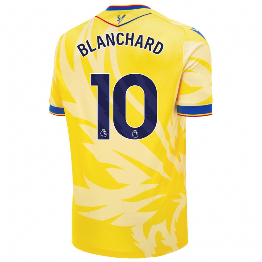 Niño Camiseta Annabel Blanchard #10 Amarillo 2ª Equipación 2024/25 La Camisa México