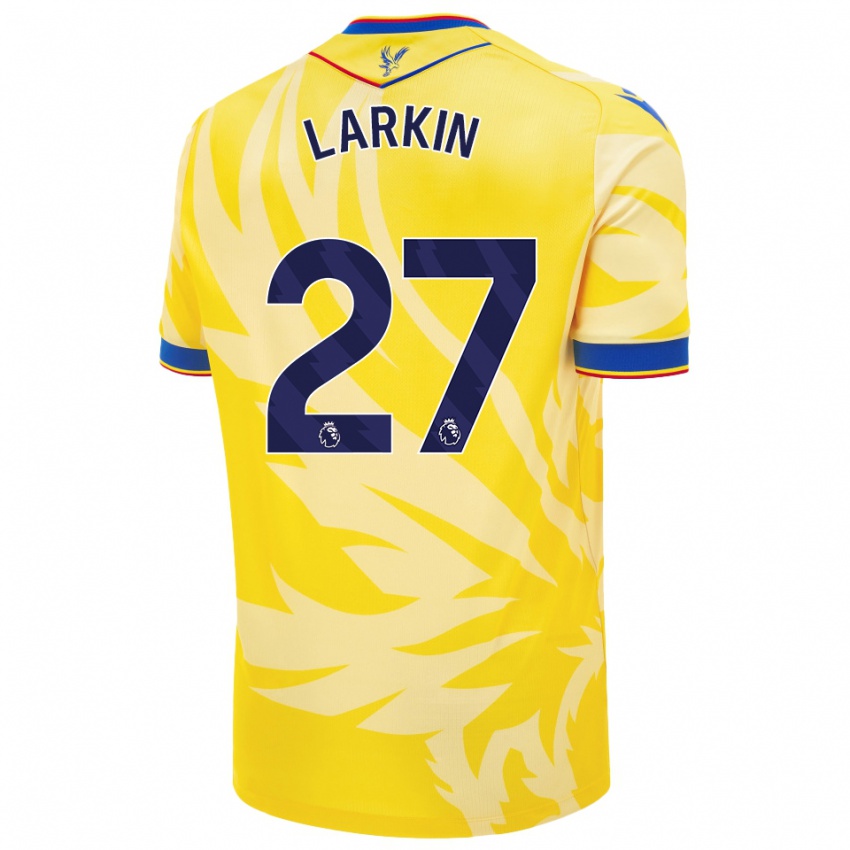 Niño Camiseta Abbie Larkin #27 Amarillo 2ª Equipación 2024/25 La Camisa México