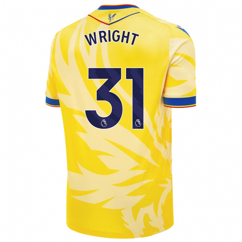 Niño Camiseta Annis-Clara Wright #31 Amarillo 2ª Equipación 2024/25 La Camisa México