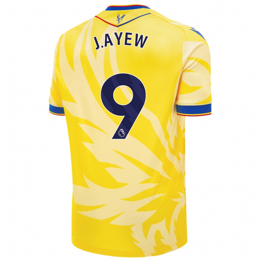 Niño Camiseta Jordan Ayew #9 Amarillo 2ª Equipación 2024/25 La Camisa México