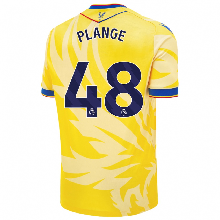 Niño Camiseta Luke Plange #48 Amarillo 2ª Equipación 2024/25 La Camisa México