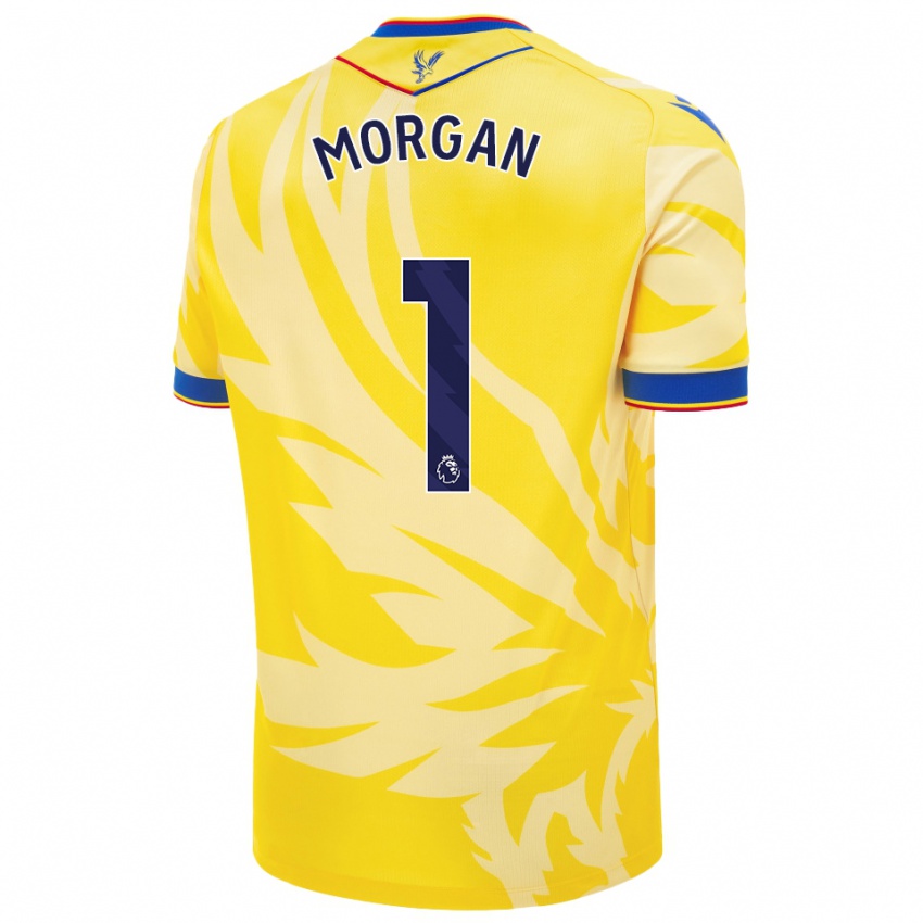 Niño Camiseta Chloe Morgan #1 Amarillo 2ª Equipación 2024/25 La Camisa México