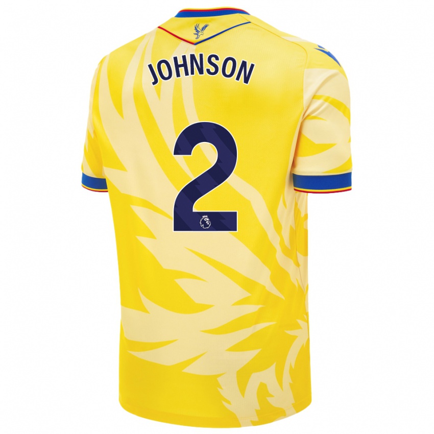 Niño Camiseta Annabel Johnson #2 Amarillo 2ª Equipación 2024/25 La Camisa México