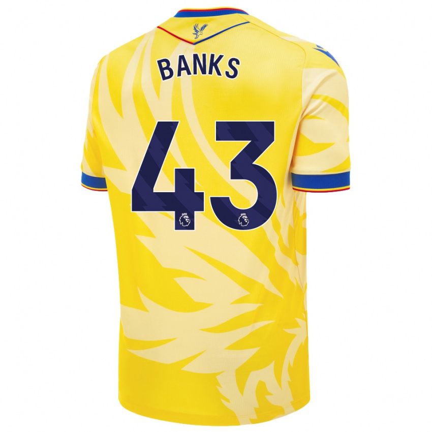 Niño Camiseta Scott Banks #43 Amarillo 2ª Equipación 2024/25 La Camisa México