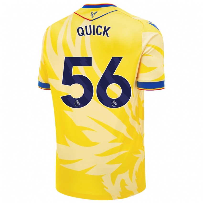 Niño Camiseta Daniel Quick #56 Amarillo 2ª Equipación 2024/25 La Camisa México